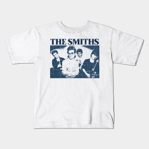 The Smiths - Blue Vintage Color Kids T-Shirt by Campfire Classic